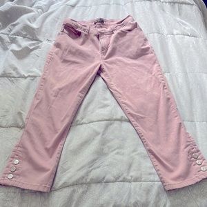 Lee Baby pink  capri jeans a spring essential